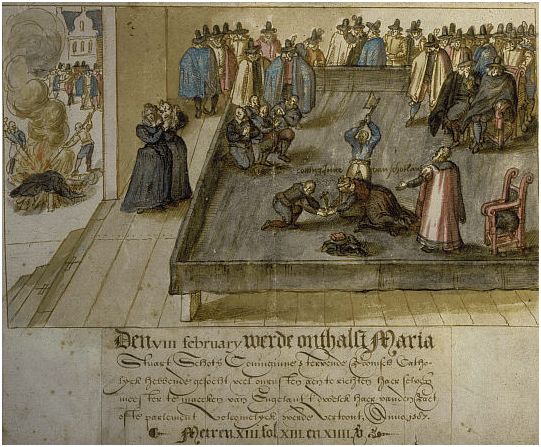 What crime was Mary Queen of Scots executed for?